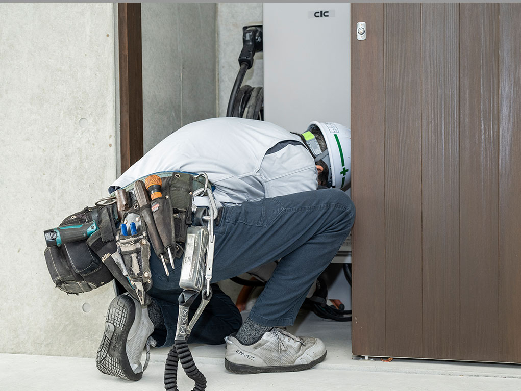 午後の作業開始